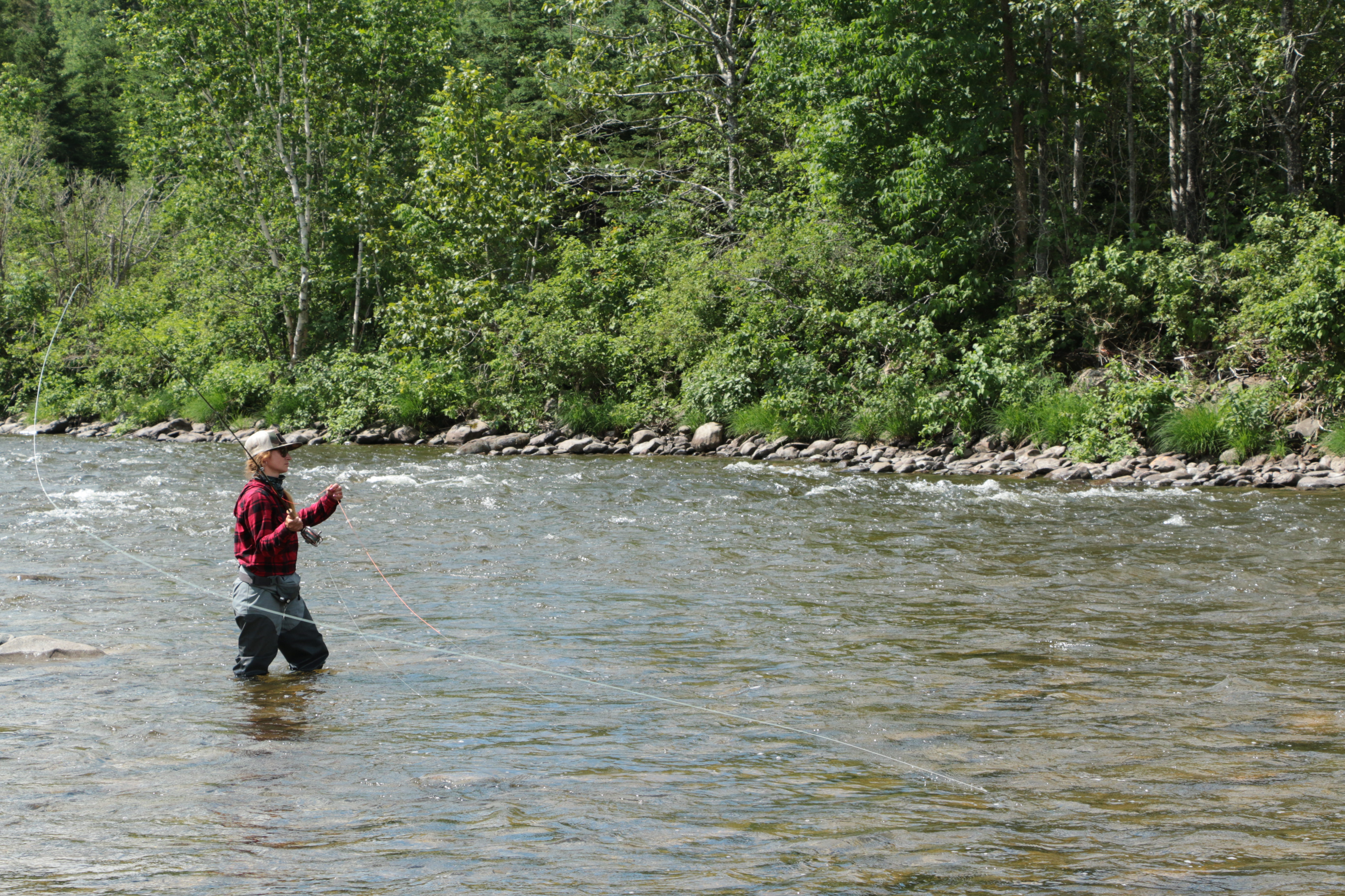 La vie...c'est maintenant! Histoire de pêche au saumon, par Judith St-Pierre